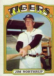 1972 Topps Baseball Cards      408     Jim Northrup